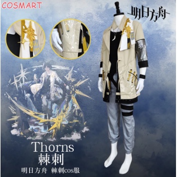 Game Arknights Thorns Cosplay Costumes PVC Sword RHODES ISLAND Guard Thorns Cosplay Weapons Wig Shoe