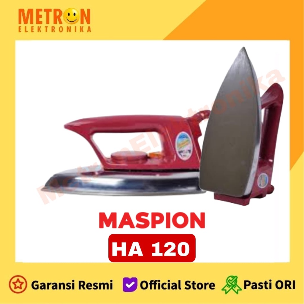 MASPION HA-120 DRY IRON / SETRIKA HA 120 /HA120