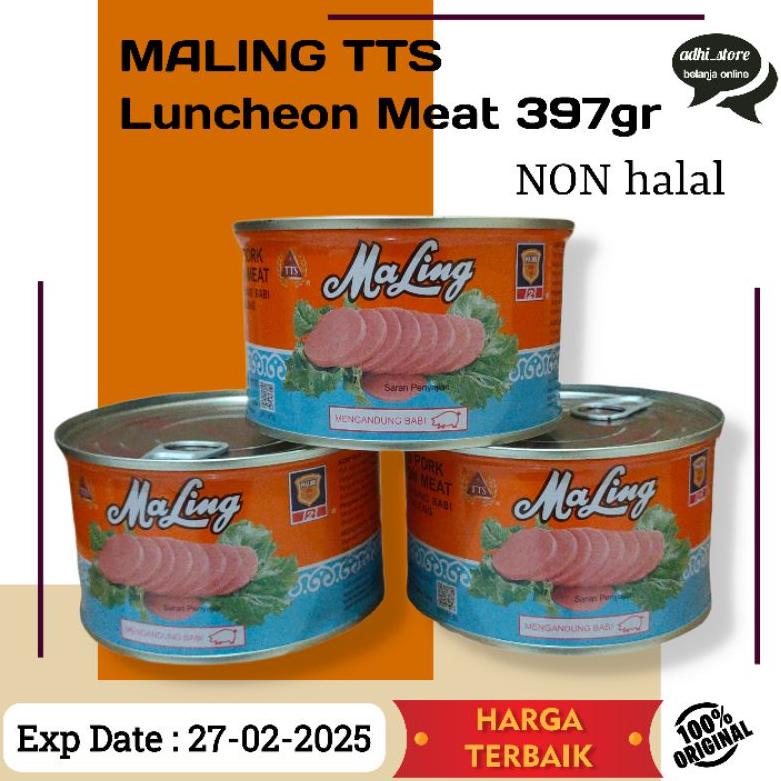 

Diskon Bulan Ini Maling TTS Canned pork Luncheon Meat 397gr ( NON HALAL )