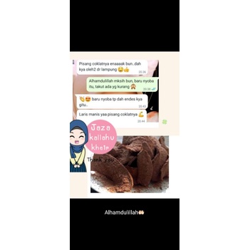 

kripik pisang coklat