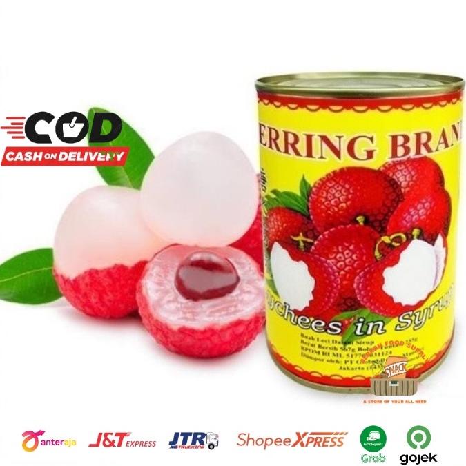 

STAR BRANDS Lychee kaleng Herring Brand / Lychees In Syrup / Buah leci Kaleng