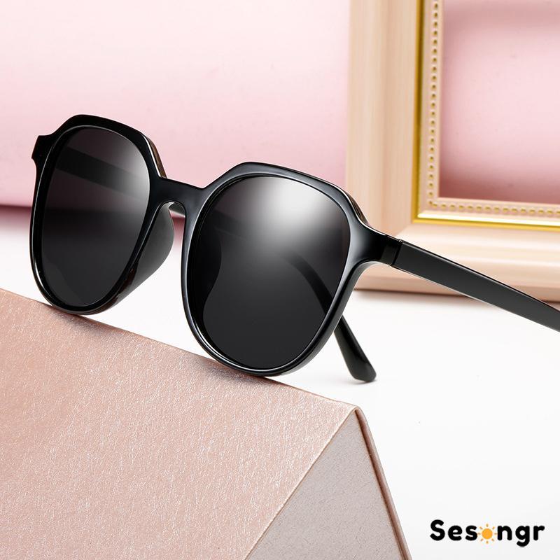 Korean Segiempat Kacamata Hitam Wanita/Pria Sunglasses - SG