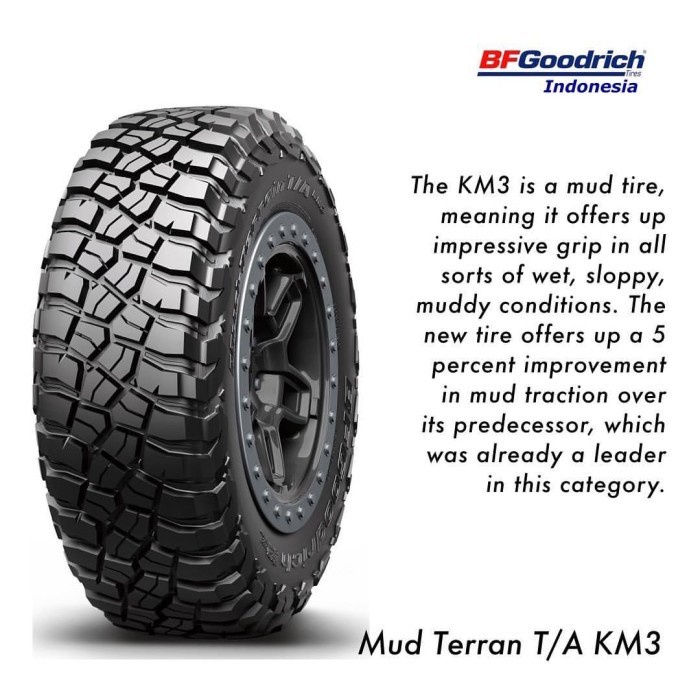 Ban BFG BFGOODRICH Mud Terrain MT KM3 35 x 125 R17 Jeep Rubicon JK JL
