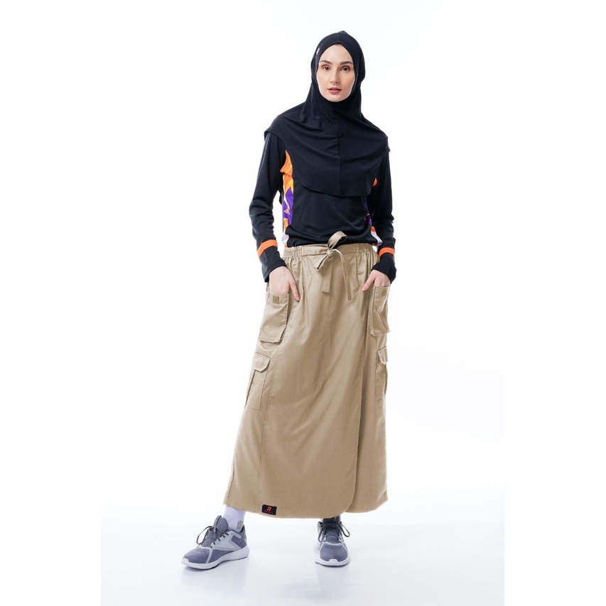 Rok Celana Olahraga Muslimah Rinjani/Rok Senam Aerobik Aerobic-Rok Celana Gunung Outdoor Tactical Ta
