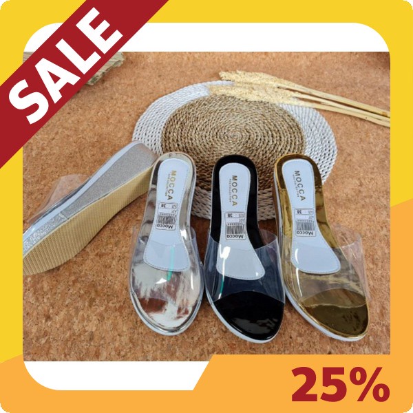 Sandal Wedges Wanita Sandal Karet Pita Ribbon Renda Terbaru Ori Produk Import Balance 666-D2 Sandal 