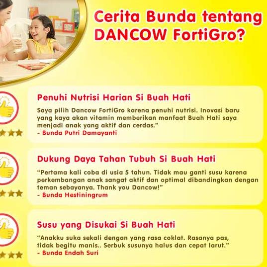 

DANCOW Fortigro Coklat Susu Bubuk Susu Anak 400g