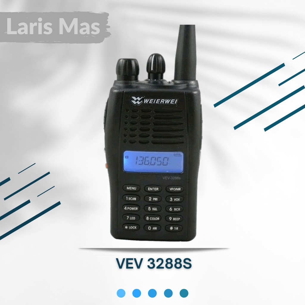 Radio HT Handy Talky Weierwei VEV 3288 S VEV-3288S Single Band VHF