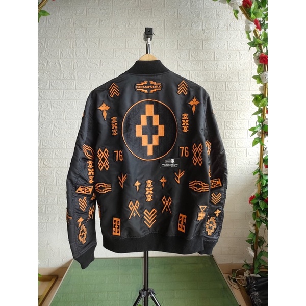 JAKET BOMBER MARCELO BURLON X ALPHA INDUSTRI RARE ITEM