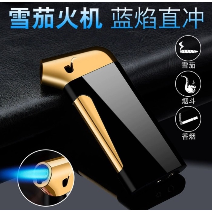 Korek Api Las Gas Menghu Xuan Cheng Smoking Set 1173