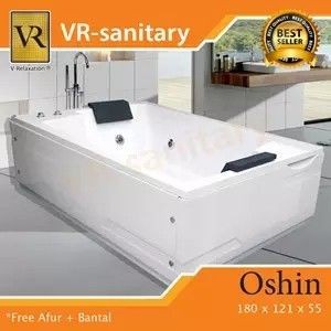 Tubb Paket Bathtub Standing Oshin/ Bathub Jacuzzi Fullset With Whirpool