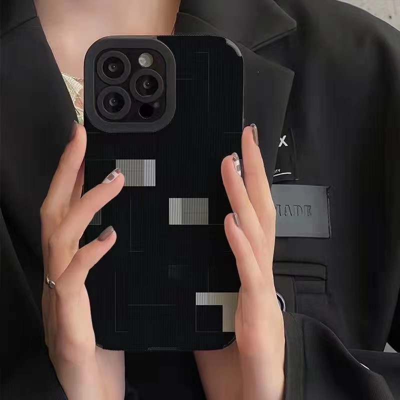 Pola Ins Cocok Untuk Iphone14 14pro 14Plus 14prm Iphone13 13prm iPhone 11 7Plus 8Plus Xr XS 12 Pro Max Empat Sudut Casing Ponsel Tahan Guncangan