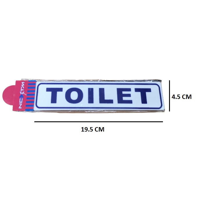

ACRYLIC SIGN / PAPAN TANDA TOILET