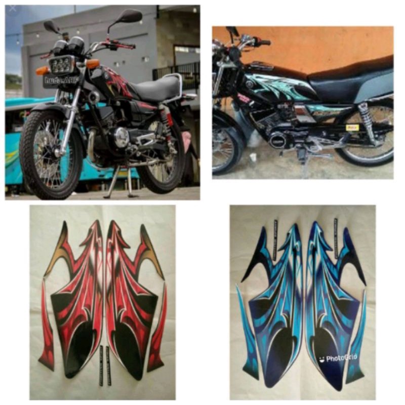 STIKER STRIPING RX KING 2006