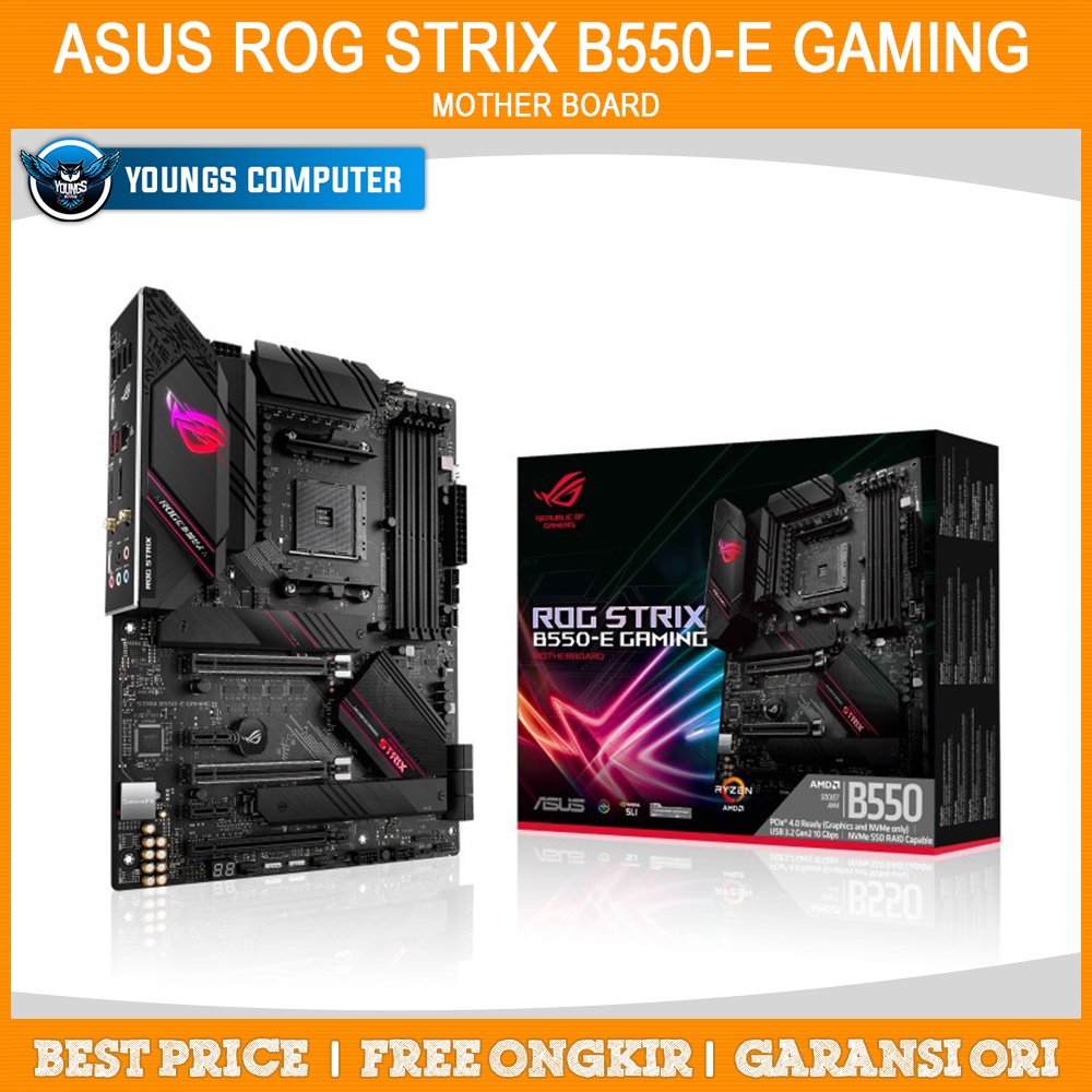 ASUS ROG STRIX B550-E GAMING AM4 MOTHERBOARD AMD