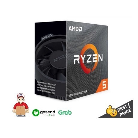 AMD Ryzen 5 4600G Box 6 Core 12 Threads Up to 4.2 Ghz With Radeon VGA