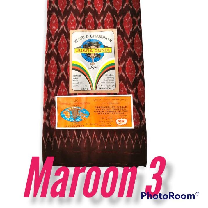 [F-7U ✪] Sarung Goyor Tenun Juara Dunia(original/asli)-pasti dikirim