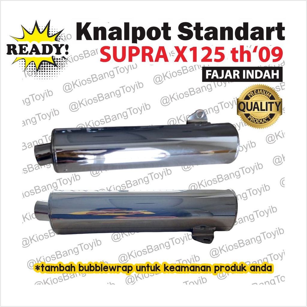 Knalpot Standart STANDAR HONDA Supra X125 th 2009 (FAJAR INDAH)