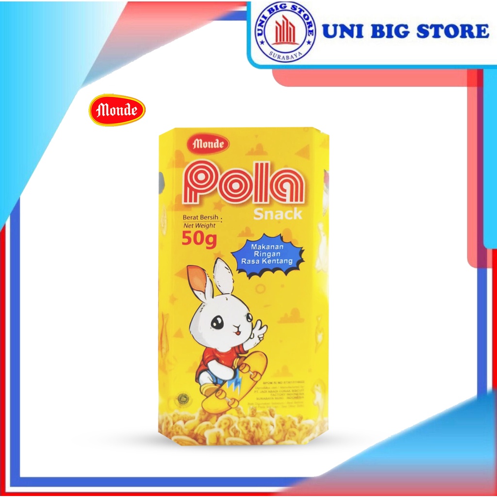 

Monde Pola Snack 50 gr Biskuit Kentang Gurih