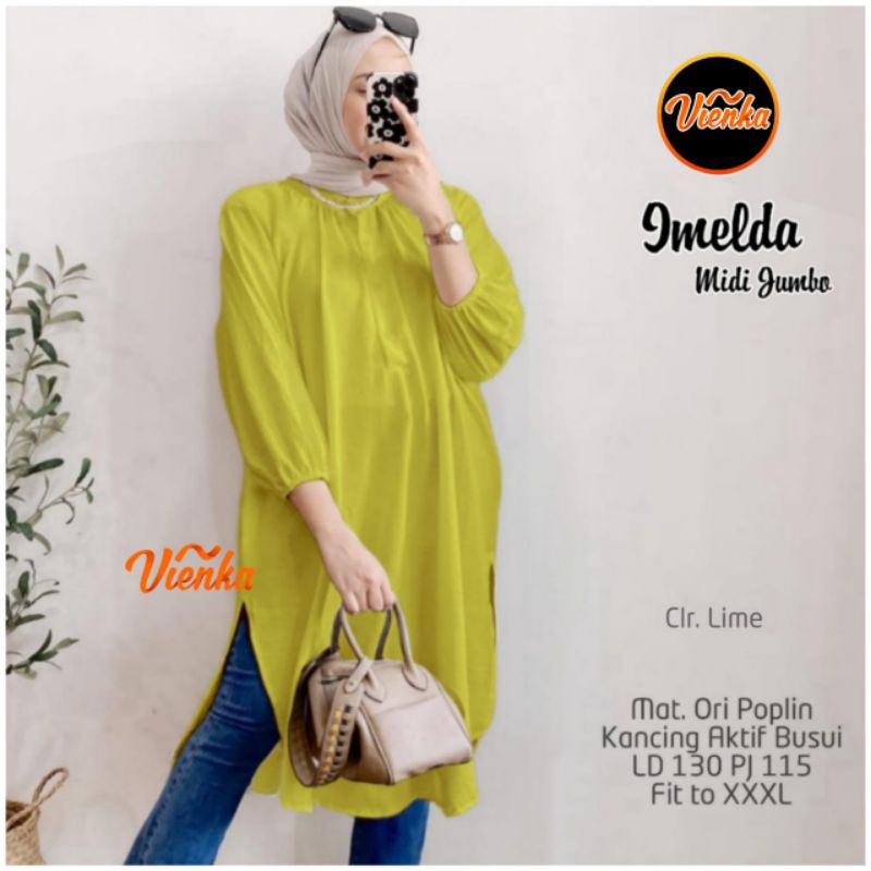 Goenzshop Tunik Imelda,Jumbo