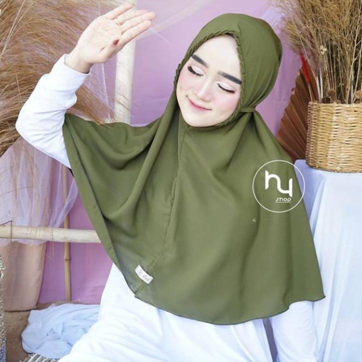 Promo Jilbab Model Terbaru 2021 Kerudung Bergo KCB Lipit Premium Murah Gratis Ongkir Diamond Import
