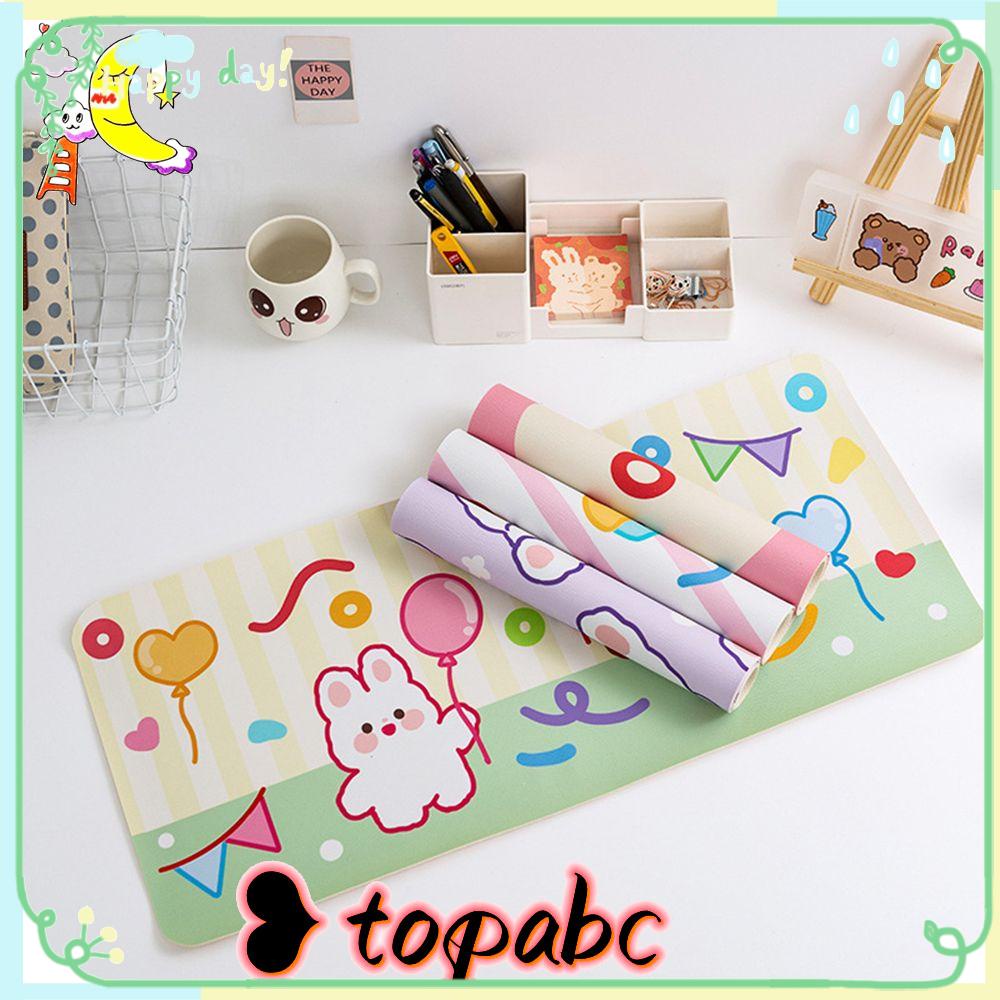 Top Mouse Pad Lucu Untuk Anak Perempuan Cowok Dekorasi Rumah Ukuran Besar Antislip Gaming Mouse Mat Alas Cangkir