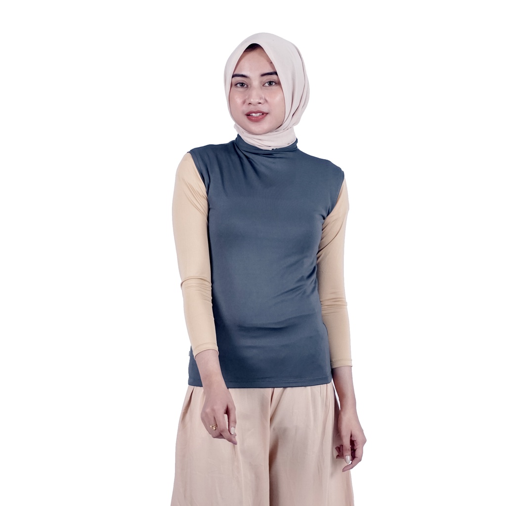 SALE ... Manset Dalaman Baju Oblong Polos / Manset Buntung Dalaman tanpa lengan Size Lengkap Terlari