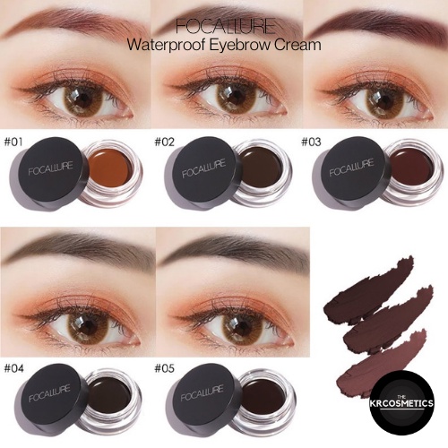 FOCALLURE Eyebrow Cream Gel Pensil Alis 4 gr
