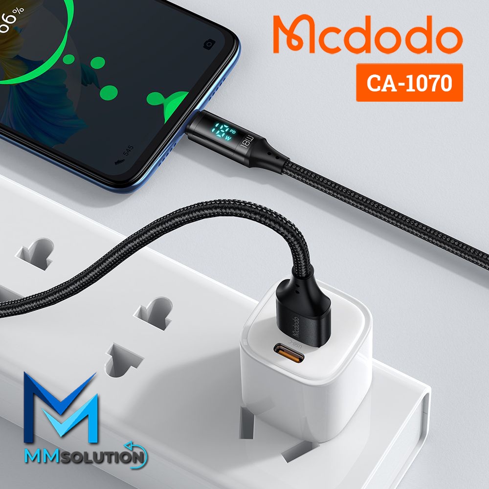 MCDODO CA-1070 Kabel Data Micro USB Digital Display FAST Charging