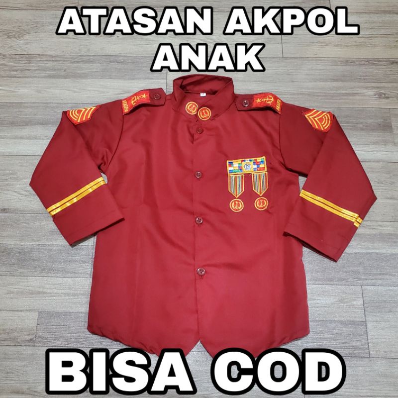 BAJU ATASAN AKPOL / BAJU AKADEMI POLISI ANAK / BAJU AKPOL ANAK