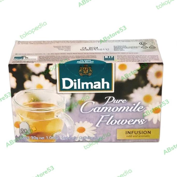 

Teh Celup Dilmah Pure Camomile Flower Halal No Envelope - 20 x 1.5 GR