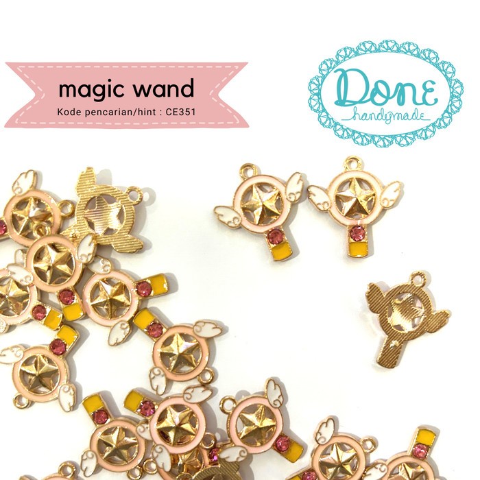 done hanymade charm magic wand fancy charm CE351