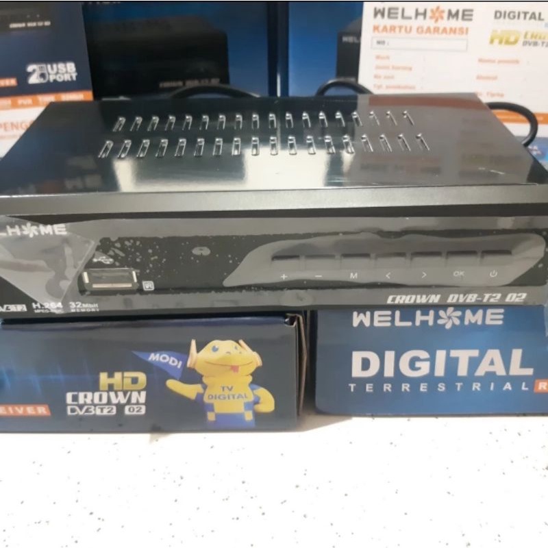 Wellhome Set Top Box DVB T2 STB Wellhome HD CROWN Digital Receiver
