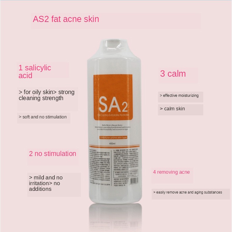 【AS1 AO3 SA2-400ml】Serum Hydra Facial Dan Oxygen Spray/Cairan Hydra Serum/Solusi Nutrisi Untuk Mesin Gelembung Oksigen Kecil