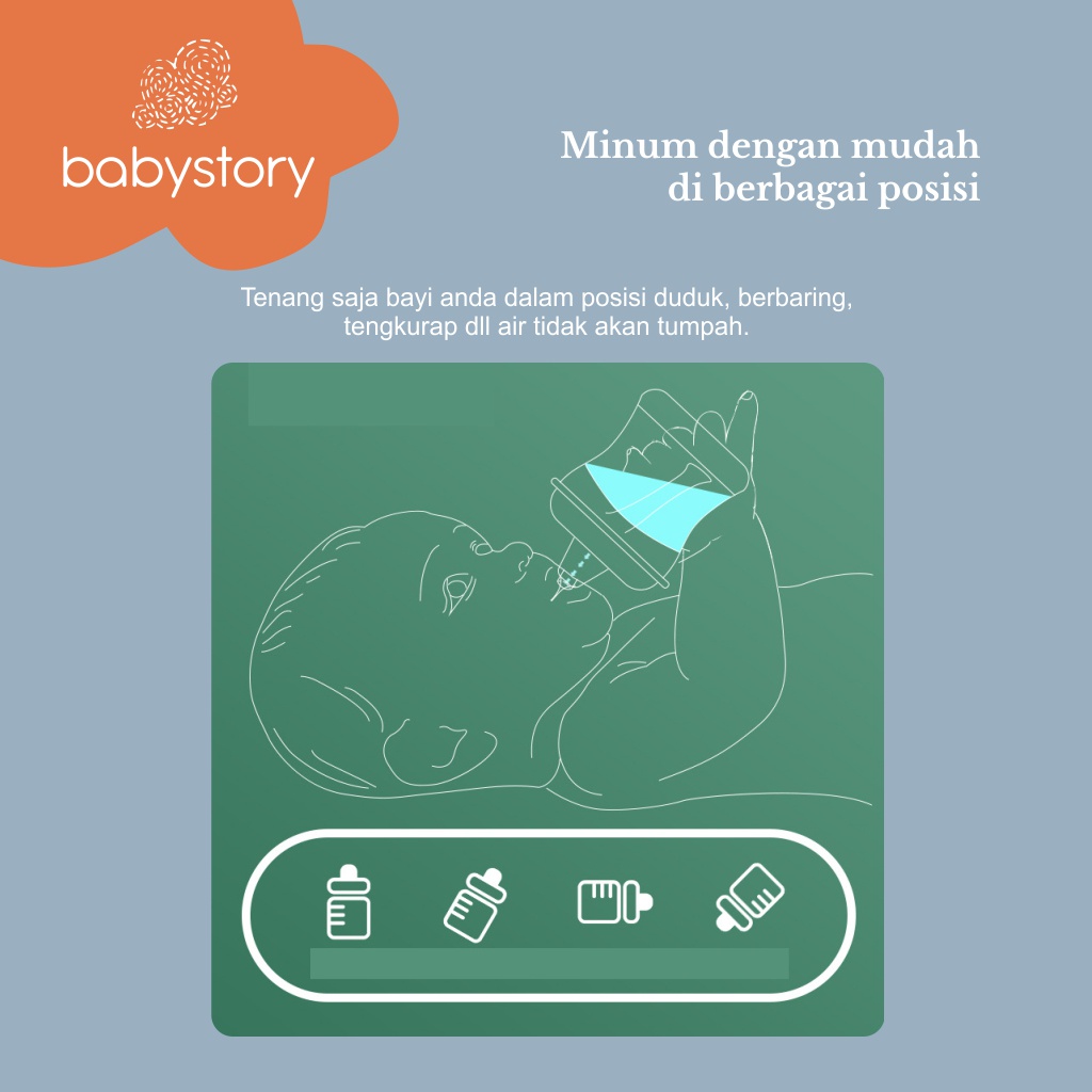 Botol minum bayi tempat minum bayi botol minum balita 160 ml training cup botol minum bayi silikon