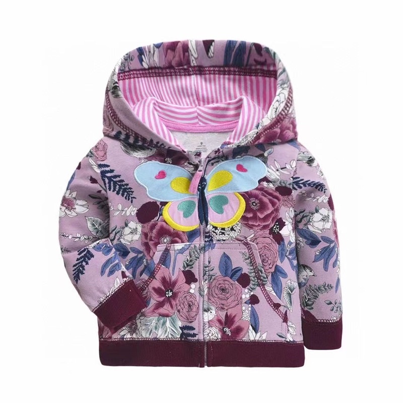 BABY K2 - BABY JAKET HOODIE MOTIF GIRL KODE 00010