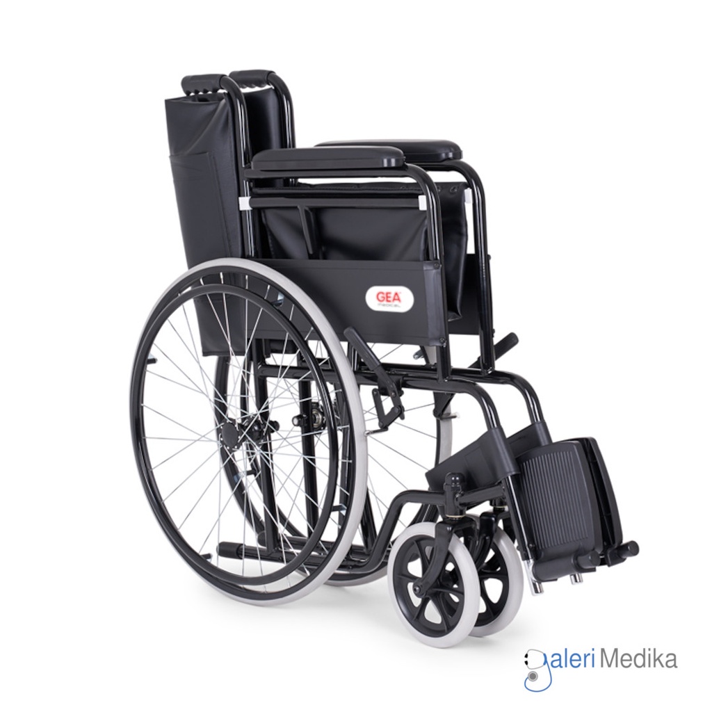 Kursi Roda / Wheelchair GEA FS 875 / FS875 / FS-875 - Kursi Roda Rumah Sakit Kuat Hingga 100kg