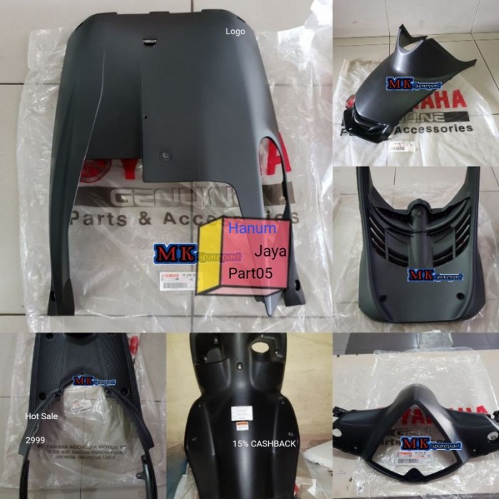 PAKET FULL SET BODY KASAR MIO J (6pcs) ORIGINAL YAMAHA