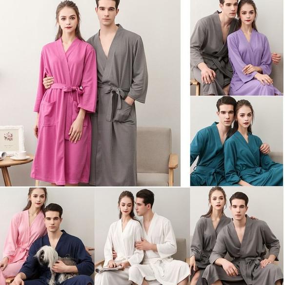 Kimono Handuk Wanita & Pria Dewasa (Couple) Bahan Polyster Import Soft