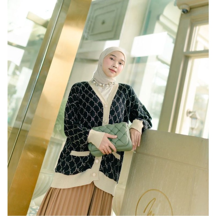 Haideeorlin - Monogram Cardigan