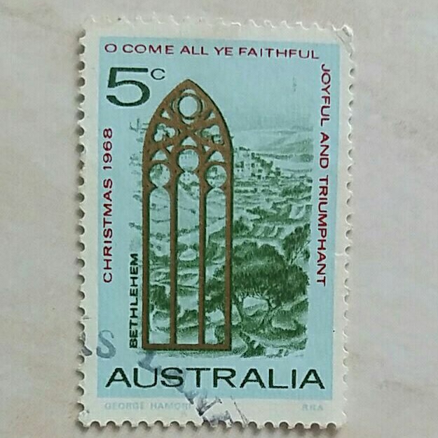 

(AD) Perangko Australia Christmas 1968 5c Used