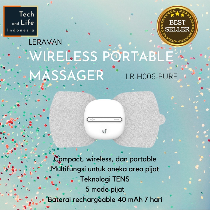 Leravan LF Magic Touch Alat Pijat Elektrik Wireless Portable