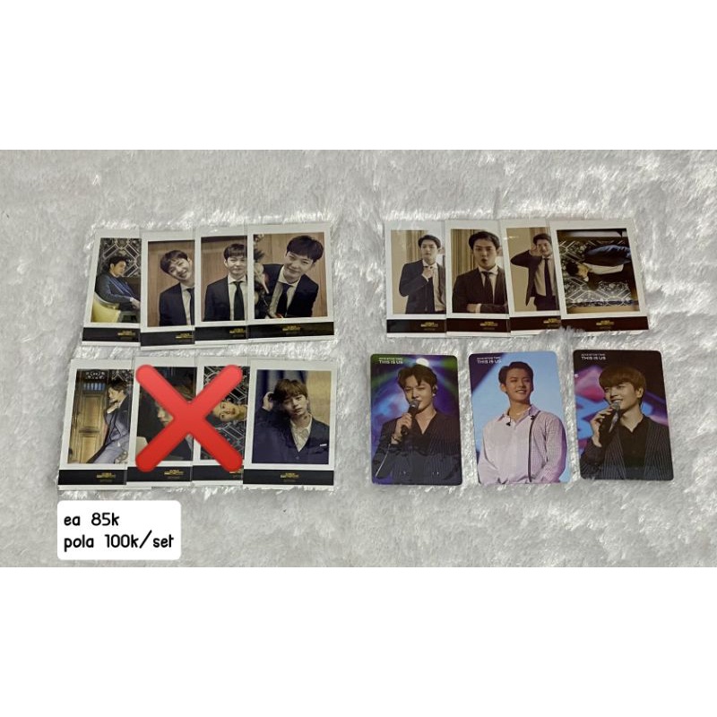 BTOB OUR CONCERT POLAROID SET LEE MINHYUK HUTAZONE LEE CHANGSUB PHOTOCARD PC THIS IS US CONCERT