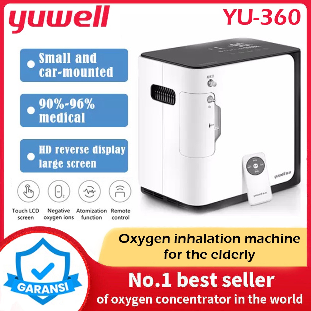 Jual Oxygen Oksigen Concentrator Yuwell Yu100 Yu300 Yu360 8f 5aw Home Care Oksigen 