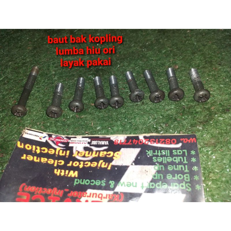 baut mesin baut bak kopling satria 2tak lumba hiu original