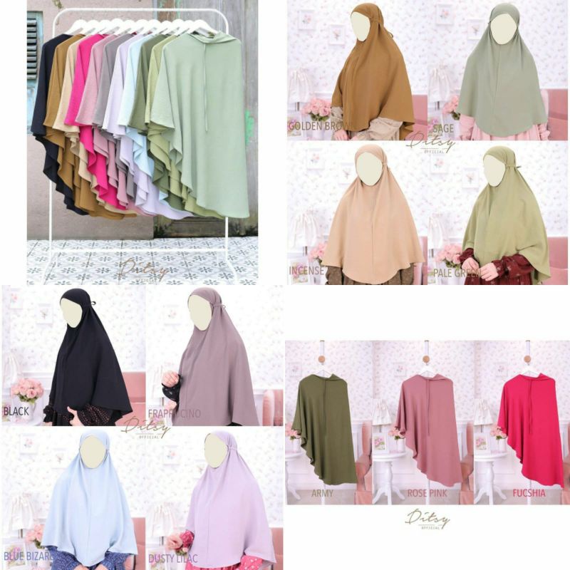 VEIL CRINKLE SERIES BY DITSY EDISI JANUARI 2023 - VEIL CRINKLE DITSY TERBARU