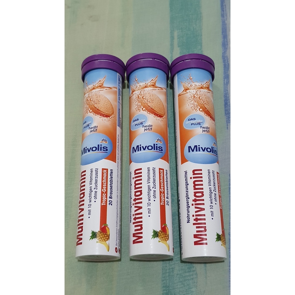 Vitamin Effervescent Mivolis DM dari Jerman