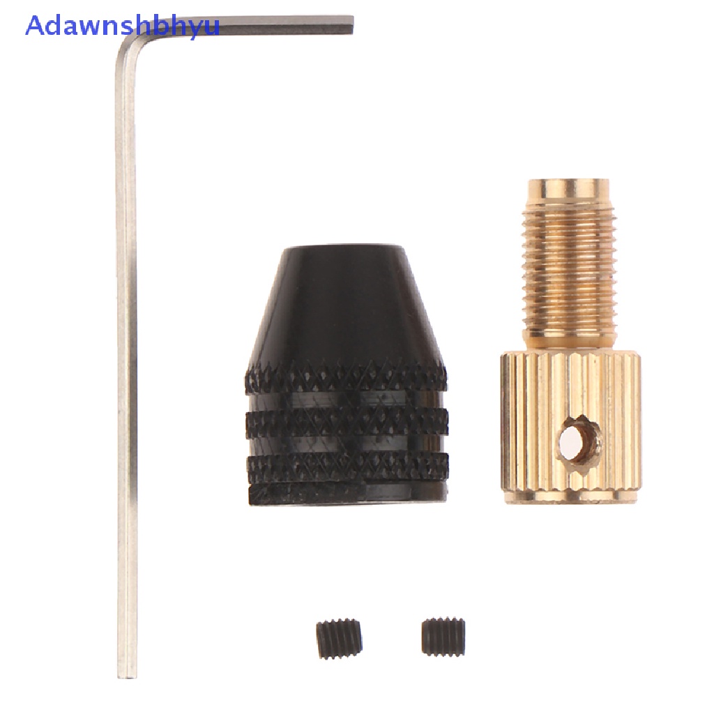 Adhyu 0.5-3.2 mm Mata Bor Motor Listrik Micro Drill Chuck Hex Drill Chuck Adapter ID