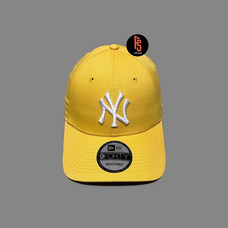 TOPI NEW ERA ORIGINAL NEW YORK YANKEES LIGHT YELLOW WHITE