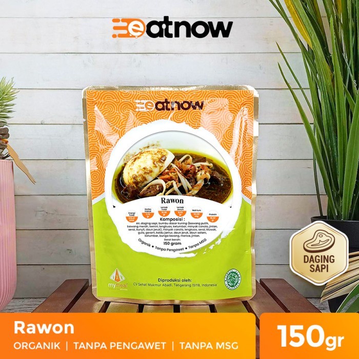 

⭐BISA COD⭐ EatNow Rawon - Makanan Siap Saji - Makanan Instan
