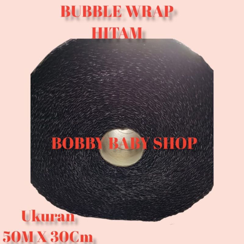 Bubble Wrap Gelembung Roll Hitam 50M x 30Cm